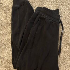 Black Lululemon Scuba Joggers
